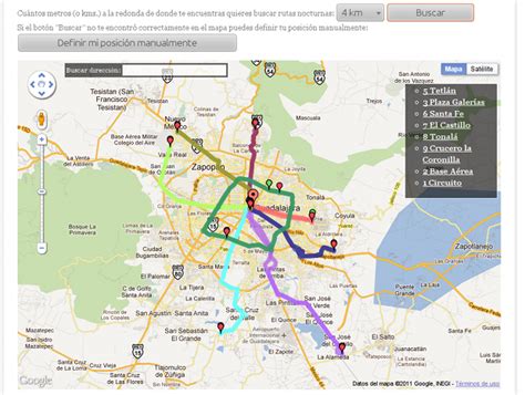 Rutas Guadalajara .
